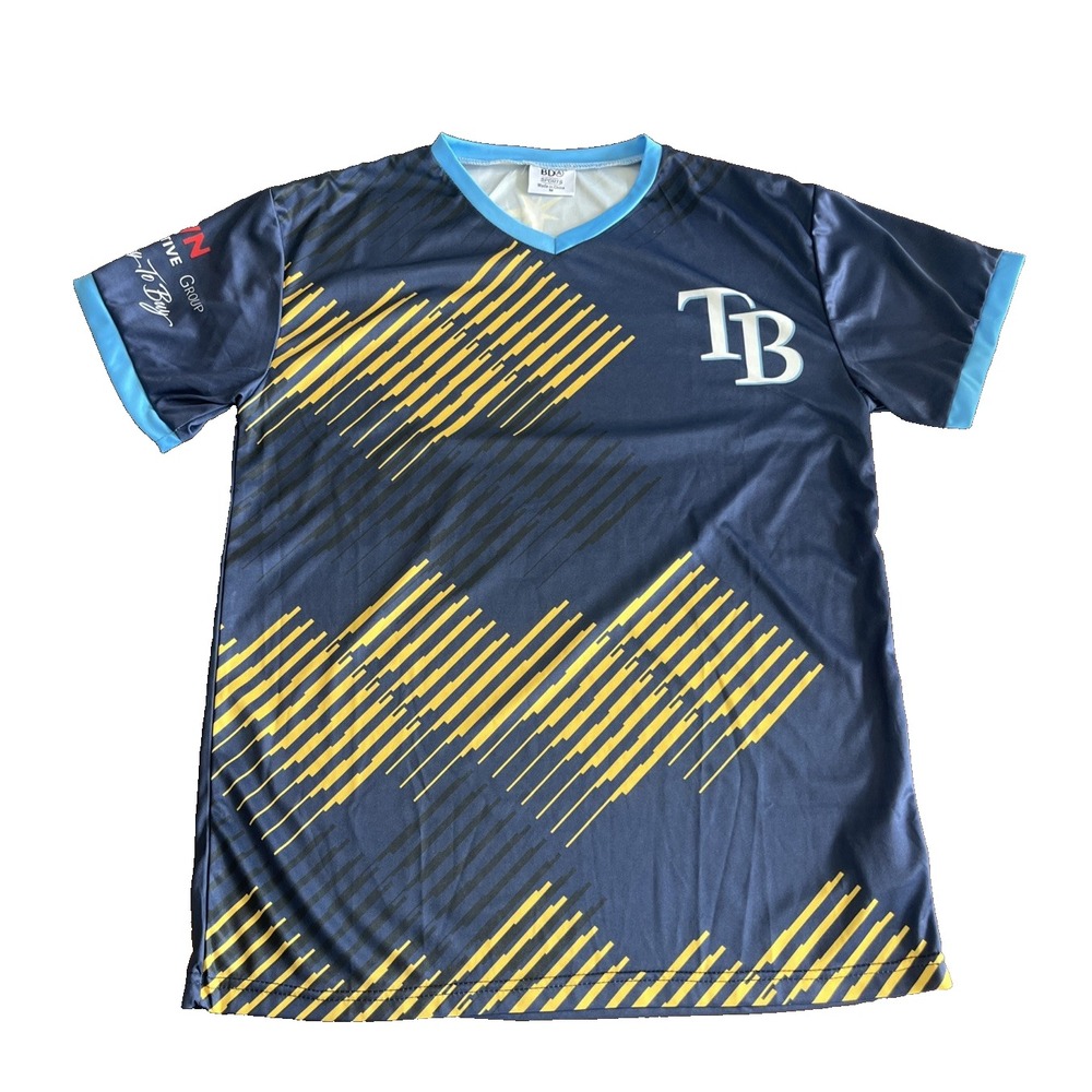 BDA Sports MLB Tampa Bay‎ Rays Randy Arozarena Jersey Shirt Adult Medium V-Neck